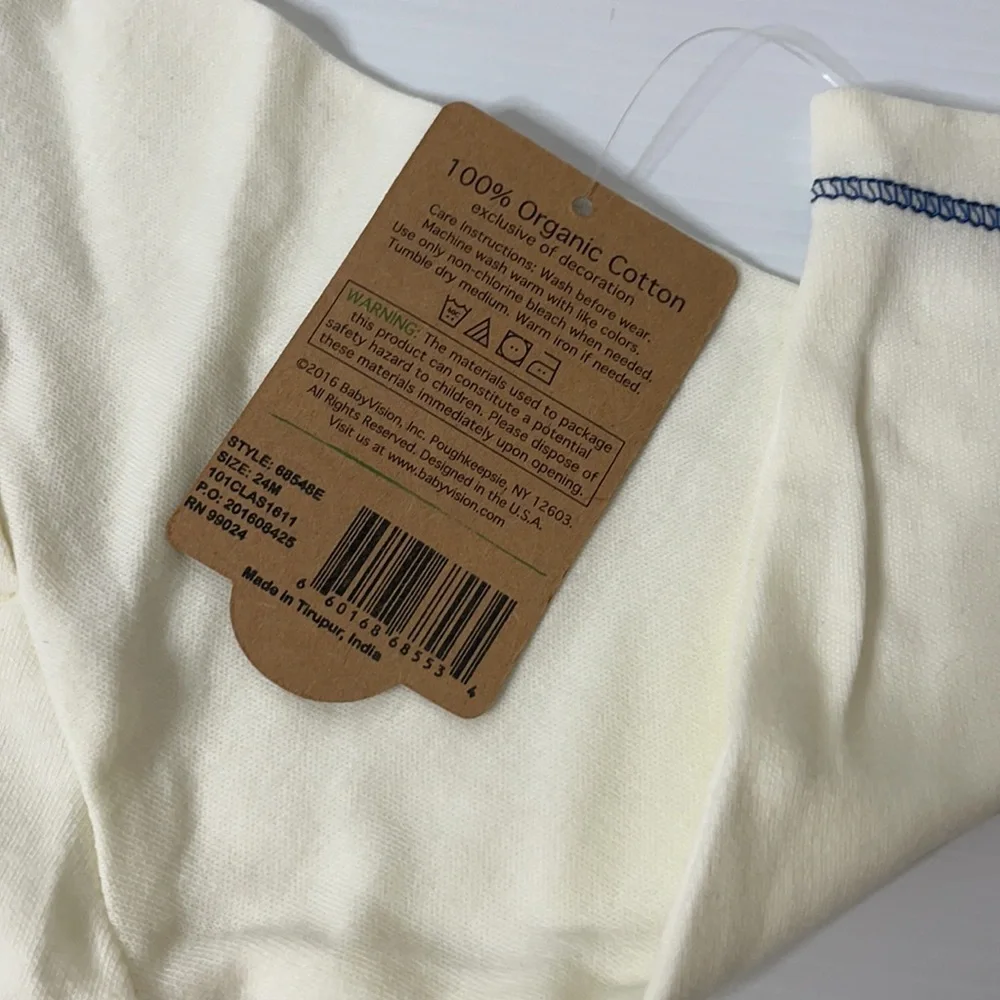 Organic Cotton One Piece Outfits Happy Elephant Luxury Infant Clothes 2 Pc Set